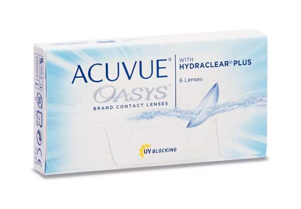 Lentes-Contato-Acuvue-Oasys-Hydraclear-Plus-Frente