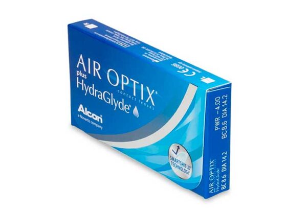 Lentes-de-Contato-Air-Optix-Hydraglyde-Alcon-Lateral