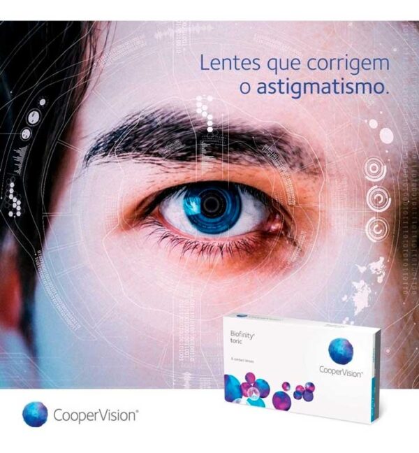 Lentes de Contato Biofinity Toric (Astigmatismo) Óticas Kohls